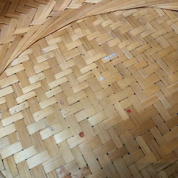 BAMBU Double Wall oval Nesting BASKETS - Set of 3 Large 16 x 12 x 3.5” FARMHOUSE - Picture 9 of 16